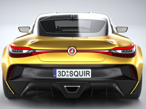 Generic Coupe 2020 3D Модель