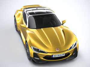 Generic Coupe 2020 3D Модель