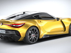 Generic Coupe 2020 3D Модель