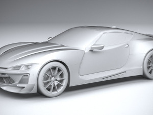 Generic Coupe 2020 3D Модель