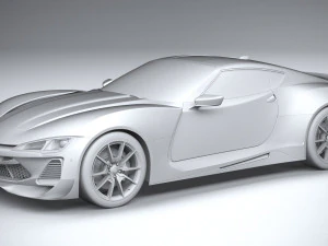 Generic Coupe 2020 3D Model