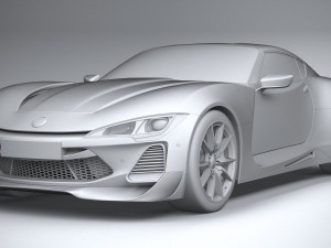 Generic Coupe 2020 3D Модель