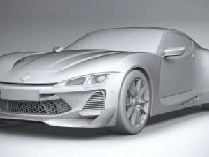 Generic Coupe 2020 3D Model