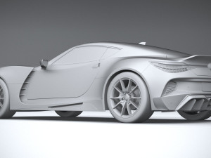 Generic Coupe 2020 3D Модель