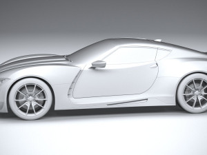 Generic Coupe 2020 3D Модель