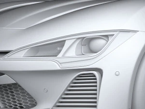 Generic Coupe 2020 3D Model
