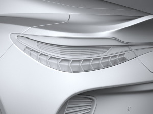 Generic Coupe 2020 3D Модель