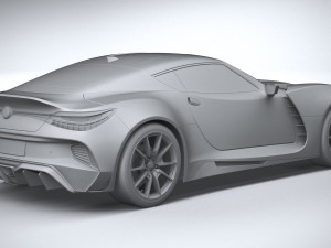 Generic Coupe 2020 3D Модель