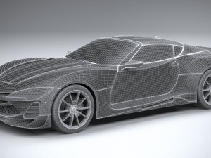 Generic Coupe 2020 3D Модель