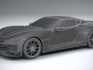 Generic Coupe 2020 3D Модель
