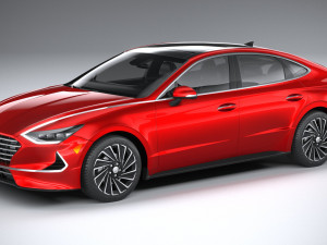 Hyundai Sonata Hybrid 2020 Modelo 3D