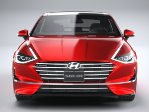 Hyundai Sonata Hybrid 2020 3D Model