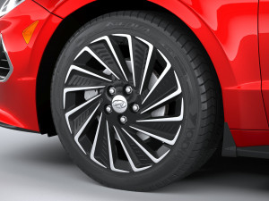 Hyundai Sonata Hybrid 2020 3D Model