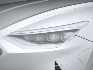 Hyundai Sonata Hybrid 2020 3D Model