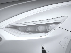 Hyundai Sonata Hybrid 2020 3D Model