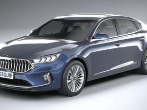 Kia Cadenza 2020 Model 3D