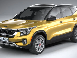 Kia Seltos 2021 3D Model