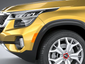 Kia Seltos 2021 3D Model