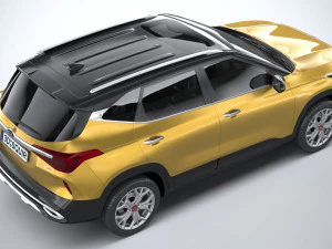 Kia Seltos 2021 3D Model