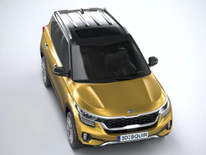 Kia Seltos 2021 3D Model