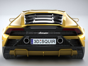 Huracan Evo RWD 2021 3D Model