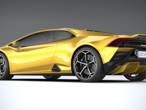 Huracan Evo RWD 2021 3D Model