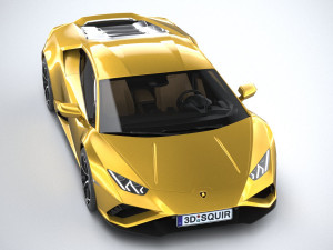 Huracan Evo RWD 2021 3D Model