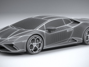 Huracan Evo RWD 2021 3D Model