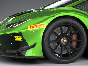 Huracan GT3 Evo Racecar 2019 3D-Modell