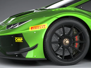 Huracan GT3 Evo Racecar 2019 3D Model