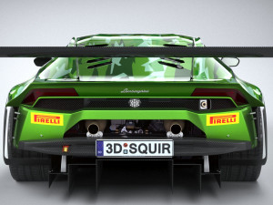 Huracan GT3 Evo Racecar 2019 3D-Modell