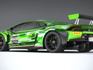 Huracan GT3 Evo Racecar 2019 3D Model