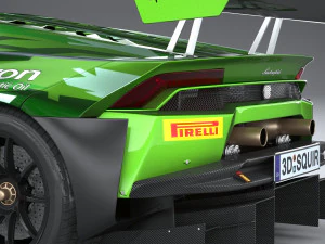 Huracan GT3 Evo Racecar 2019 3D Model
