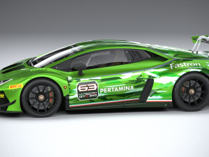Huracan GT3 Evo Racecar 2019 3D-Modell