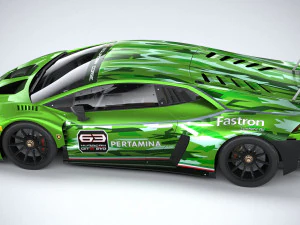 Huracan GT3 Evo Racecar 2019 3D Model