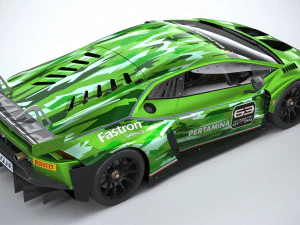 Huracan GT3 Evo Racecar 2019 3D Model