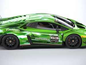 Huracan GT3 Evo Racecar 2019 3D-Modell