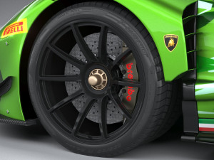 Huracan GT3 Evo Racecar 2019 3D-Modell