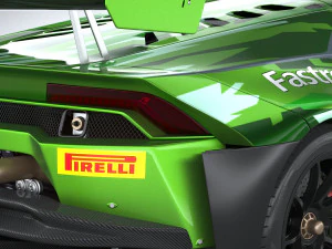 Huracan GT3 Evo Racecar 2019 3D Model