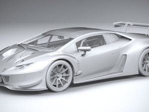 Huracan GT3 Evo Racecar 2019 3D-Modell