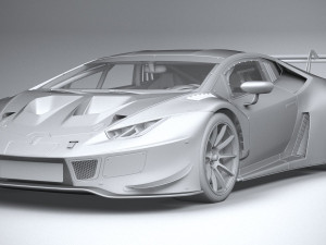 Huracan GT3 Evo Racecar 2019 3D-Modell