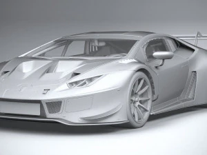 Huracan GT3 Evo Racecar 2019 3D Model