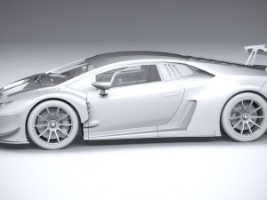 Huracan GT3 Evo Racecar 2019 3D-Modell