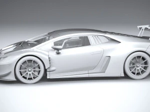Huracan GT3 Evo Racecar 2019 3D Model