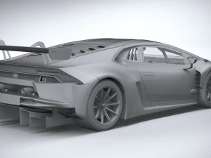 Huracan GT3 Evo Racecar 2019 3D Model