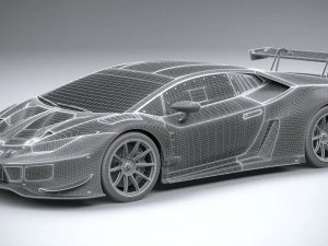 Huracan GT3 Evo Racecar 2019 3D Model