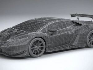 Huracan GT3 Evo Racecar 2019 3D Model