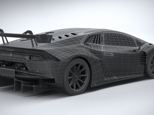 Huracan GT3 Evo Racecar 2019 3D-Modell