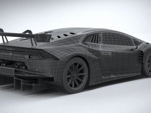 Huracan GT3 Evo Racecar 2019 3D Model