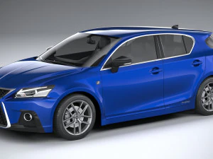 Lexus CT 200H 2020 3D Modell